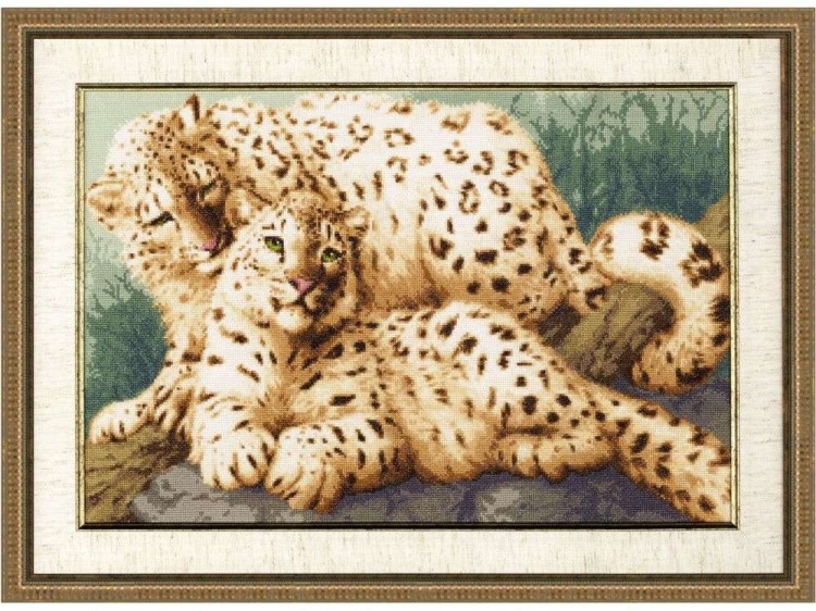 Набор для вышивания «Снежные барсы» — картинка 2