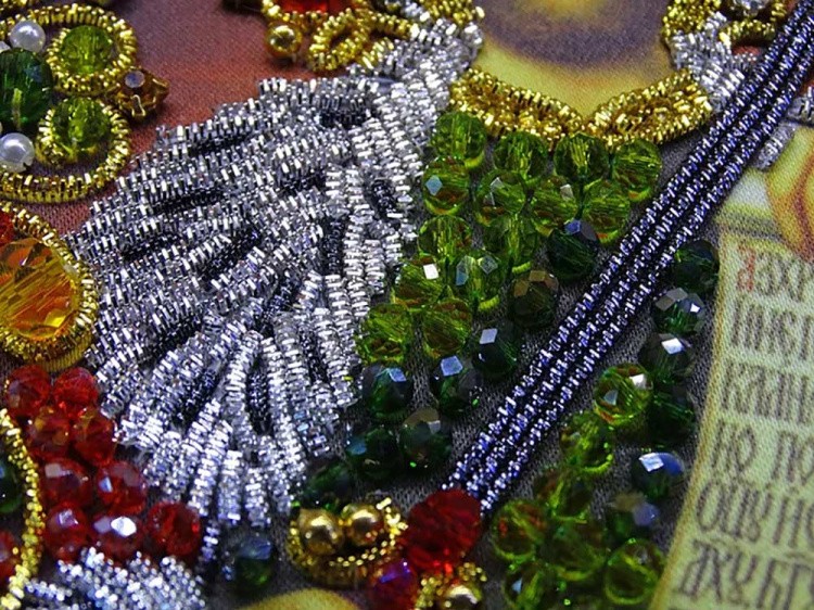 Набор вышивки хрустальными камнями «Святой Александр Невский» — картинка 6