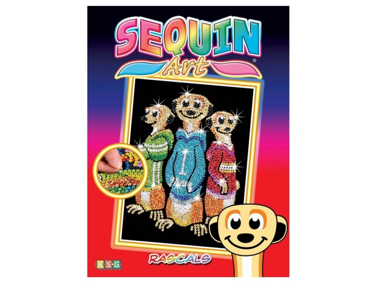 Мозаика из пайеток «Сурикаты» — картинка 2