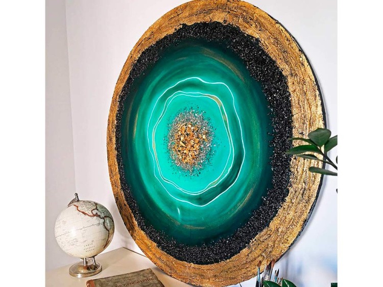 Поталь листовая бронза 14х14см (25 листов), Resin Pro — картинка 3