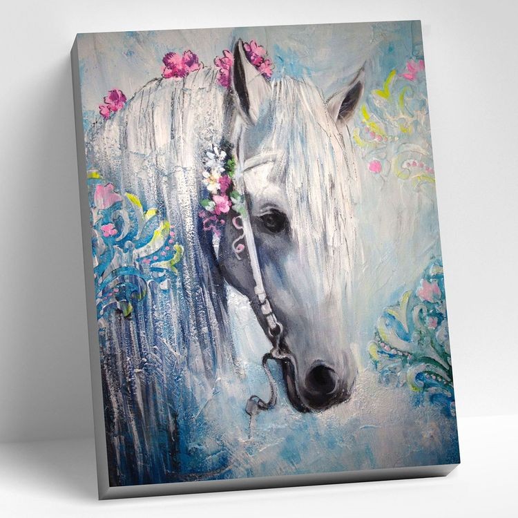 Картина по номерам «Живописная лошадь»