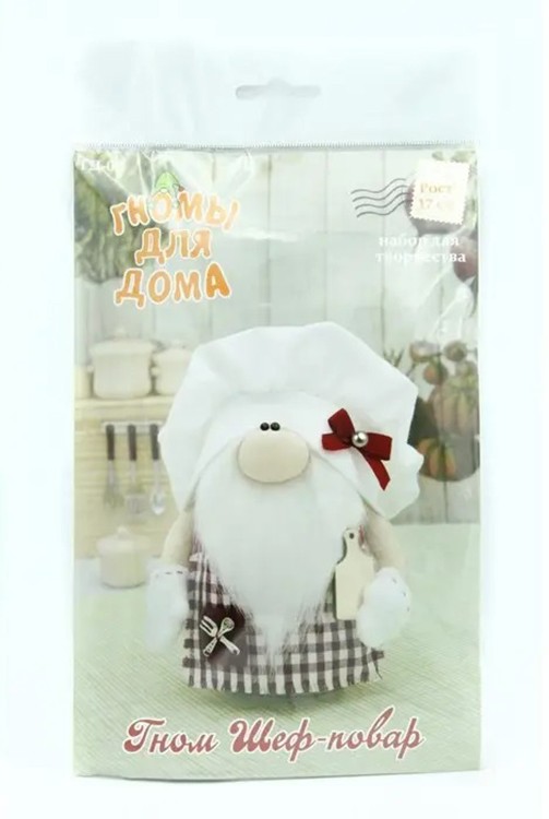 Набор для шитья игрушки «Гном шеф-повар» — картинка 4