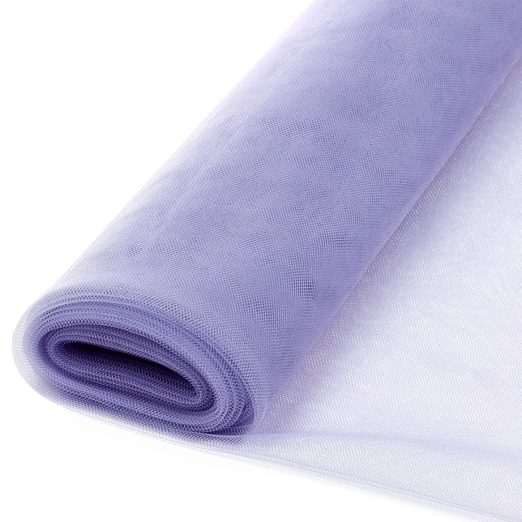 Еврофатин мягкий матовый Hayal Tulle, 5 м, ширина 300 см, 100% полиэстер цвет: светло-сиреневый, Hayal — картинка 3
