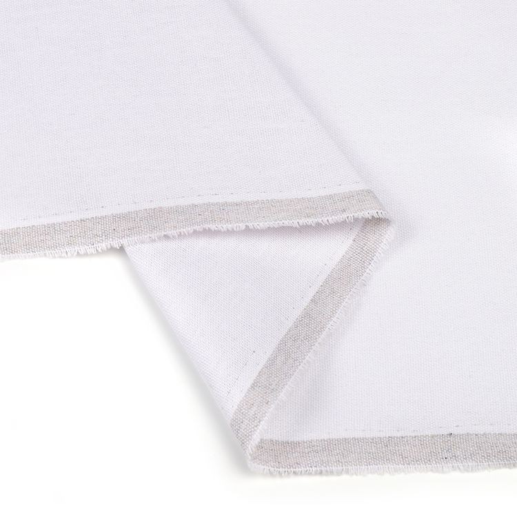 Ткань льняная, 10 м x 140 см, 185 г/м², цвет: белый, TBY — картинка 4