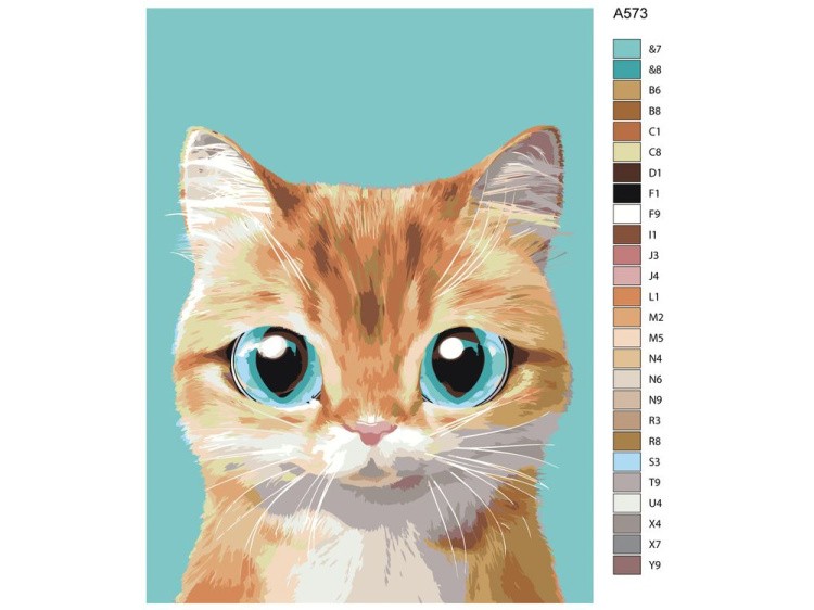 Картина по номерам «Абрикосик» — картинка 2