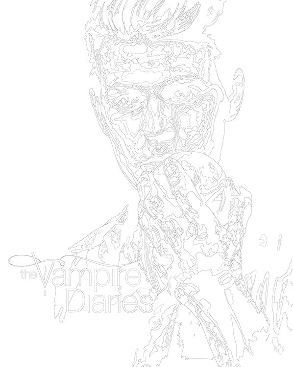 Картина по номерам «Дневники вампира: Стефан Сальваторе» — картинка 3