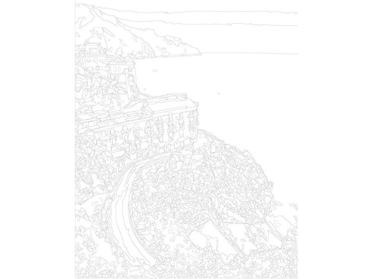 Картина по номерам «Приморский город» — картинка 3