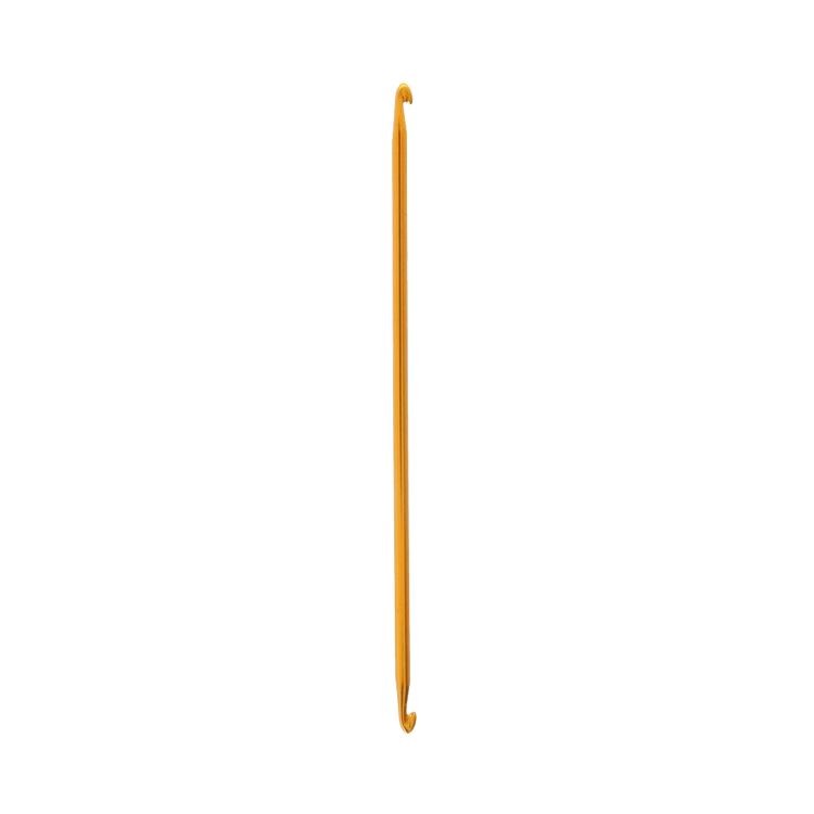 Крючок для тунисского вязания, двухсторонний, металл, 4 мм, 14,5 см, Gamma