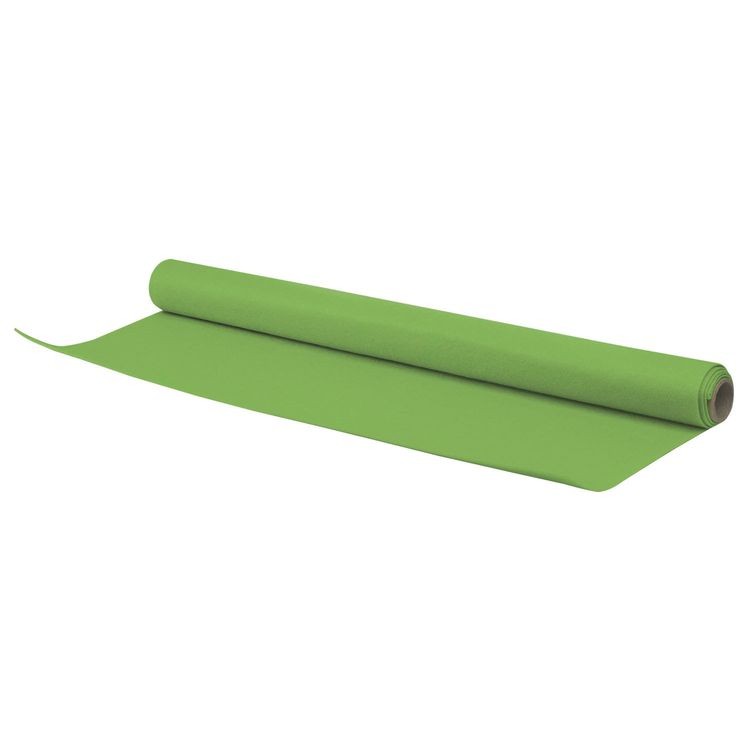 Цветной фетр для творчества в рулоне 500х700 мм, толщина 2 мм, зеленый, ОСТРОВ СОКРОВИЩ — картинка 2