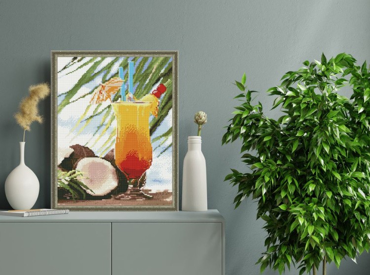 Алмазная вышивка «Формула идеального отпуска» — картинка 5