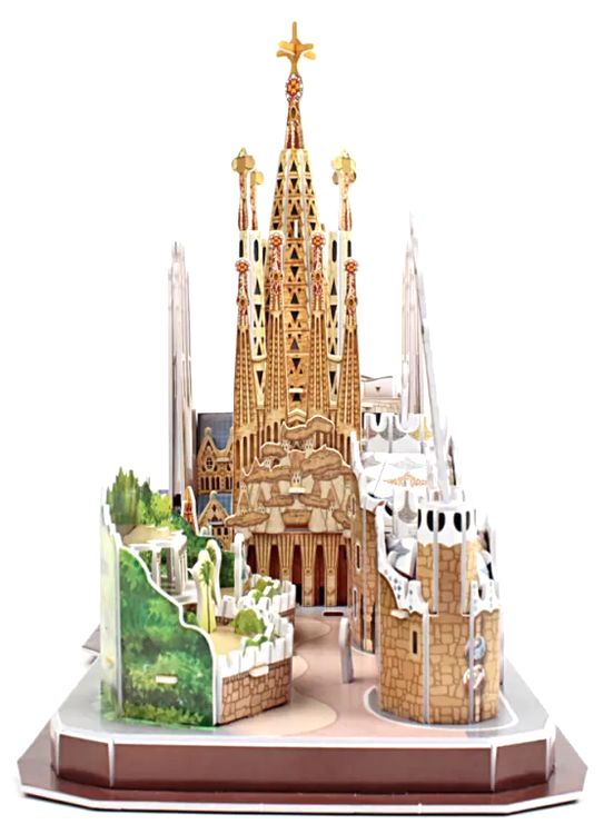 3D пазл CubicFun «CityLine Барселона» — картинка 3