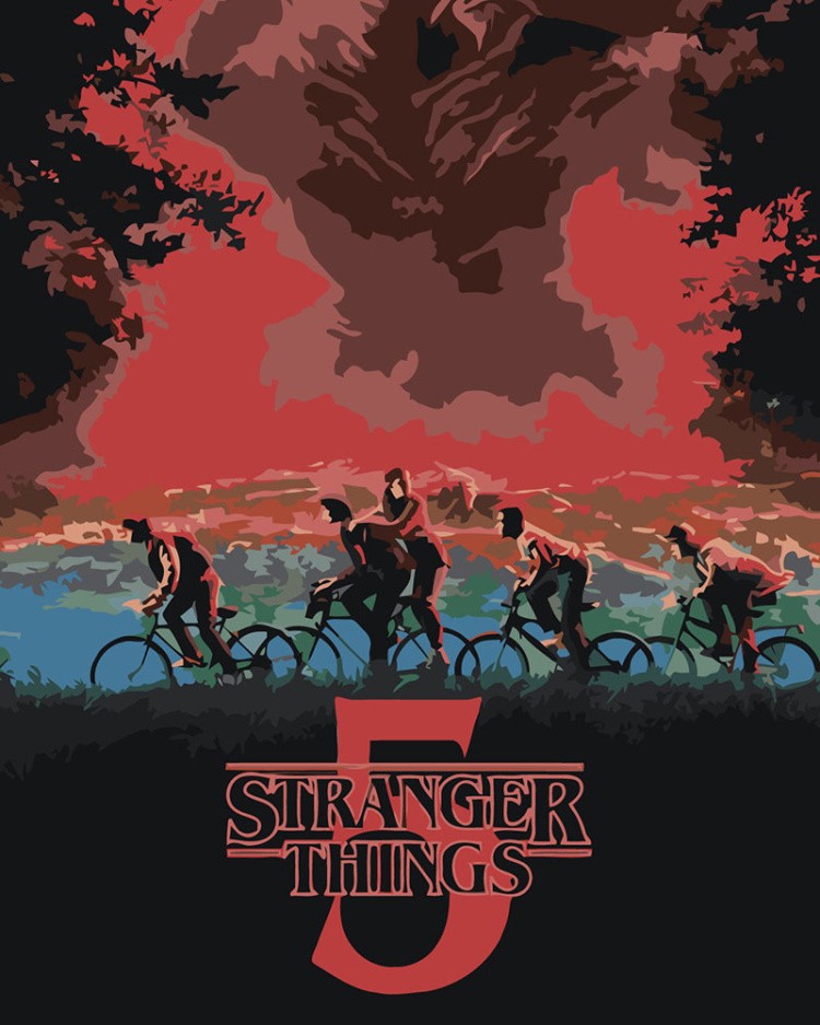 Картина по номерам ОСД Очень странные дела