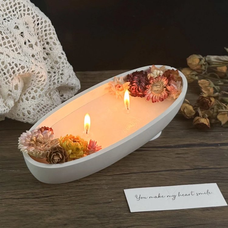 Силиконовый молд - Блюдо/кашпо, 22x10,5см, 1 шт. — картинка 6