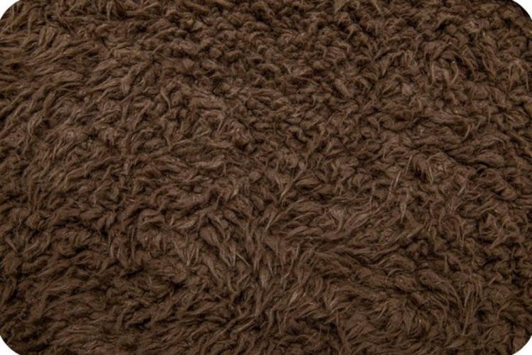 Плюш LLAMA CUDDLE, 1 м x 150 см. 600 г/м2, 100% полиэстер, цвет: COCOA, Shannon Fabrics