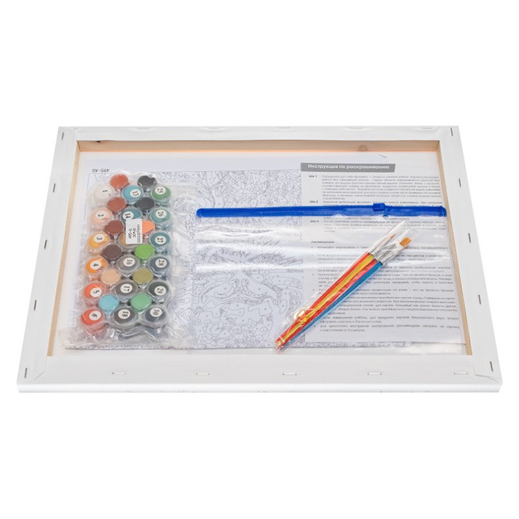 Картина по номерам «Тропическая ночь» — картинка 3