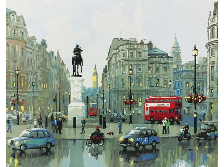 Картина по номерам «Лондонский Чаринг-Кросс» — картинка 2