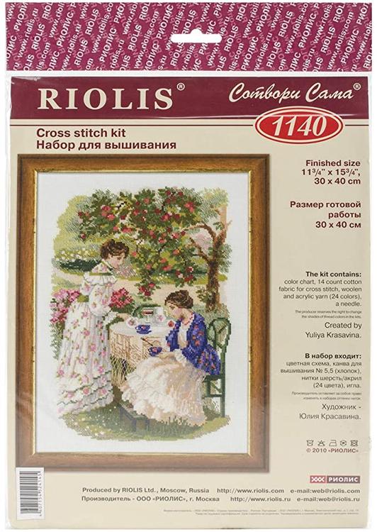 Набор для вышивания «Русская усадьба. Чай под яблоней» — картинка 4