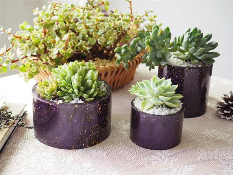 Силиконовый молд - Кашпо, d12x7см — картинка 7