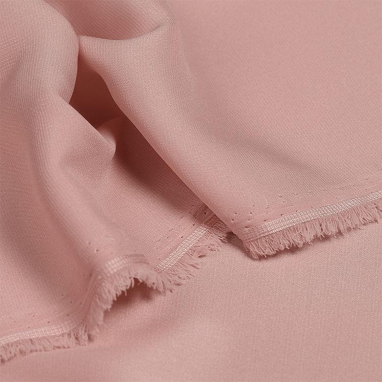 Ткань шелк Армани, 5 м, ширина 150 см, 90 г/м², цвет: 61 пудра-розовая, TBY — картинка 5