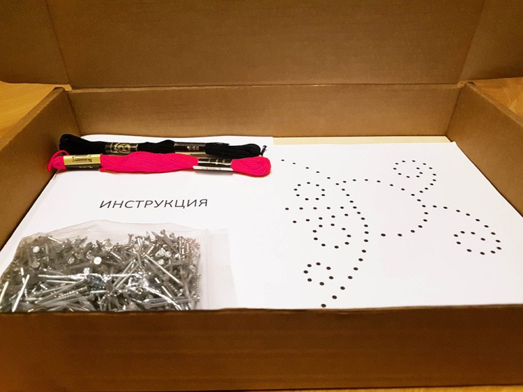 Набор для творчества STRING ART «Божья коровка» — картинка 3