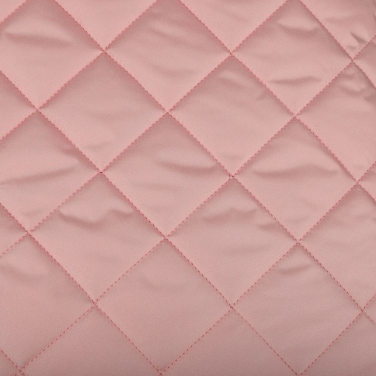 Ткань стежка ниточная Dewspo, ромб 5,5 см, 5 м x 150 см, 230 г/м², цвет: розовый, TBY