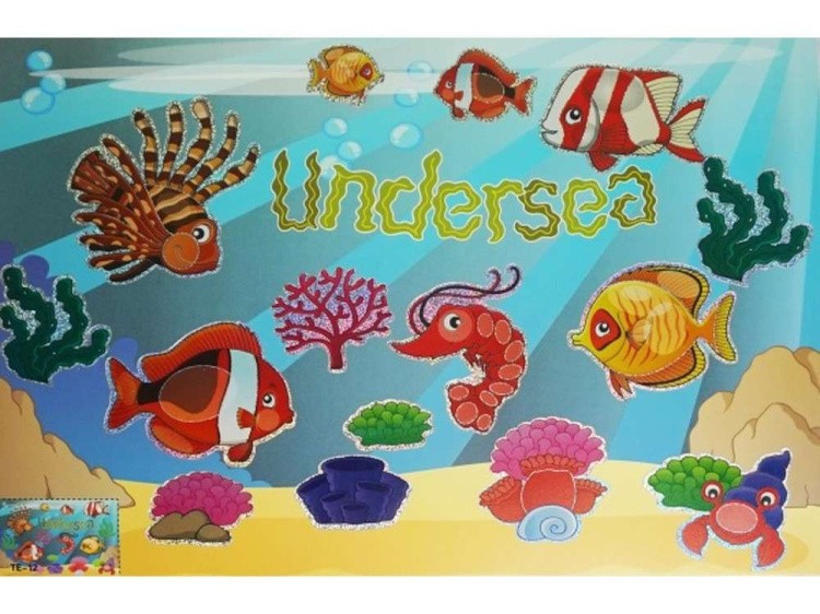 Мозаика из стикеров «Морское царство» — картинка 3