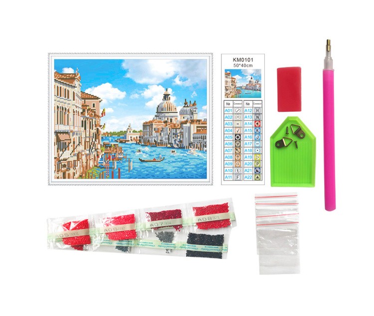 Алмазная вышивка «Санта-Мария-Делла-Салюте» — картинка 2