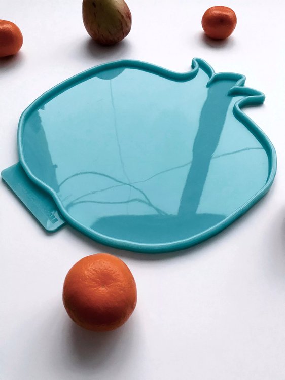 Модель №73, Силиконовый молд Гранат для подносов, 31х28 см, Craftsmen.store — картинка 3