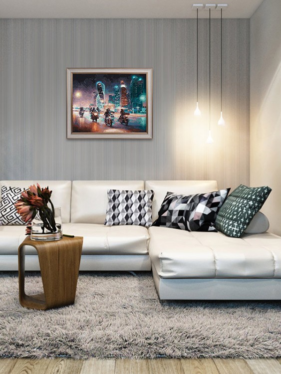 Картина по номерам «Жгут пространство железные птицы» — картинка 8