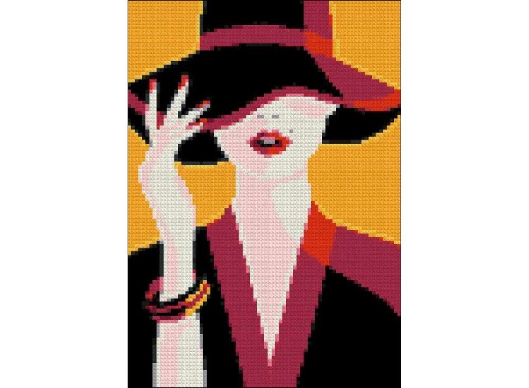 Алмазная вышивка «Леди шик» — картинка 2