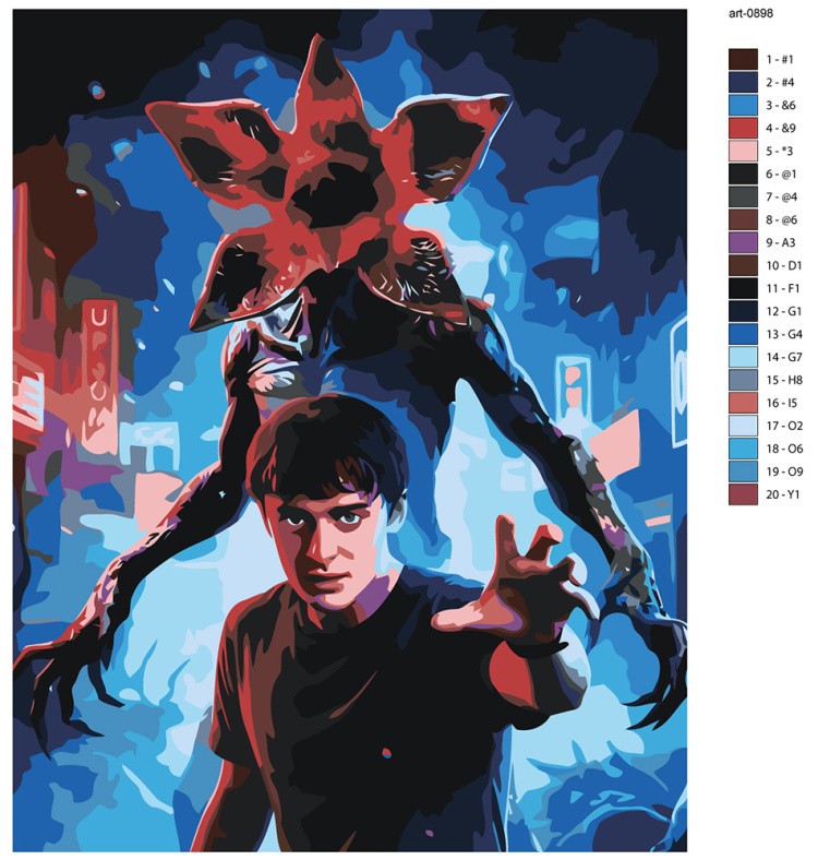 Картина по номерам ОСД Очень странные дела Уилл — картинка 2