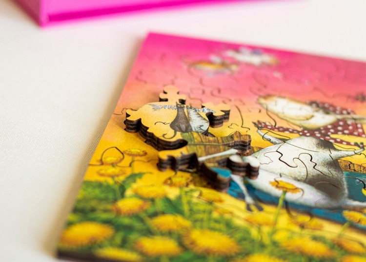 Деревянные пазлы DAVICI «Дружба на полянке» — картинка 6