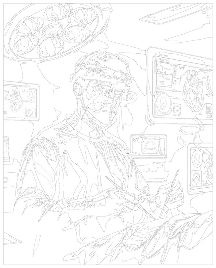 Картина по номерам Медицина врач хирург в больнице — картинка 3