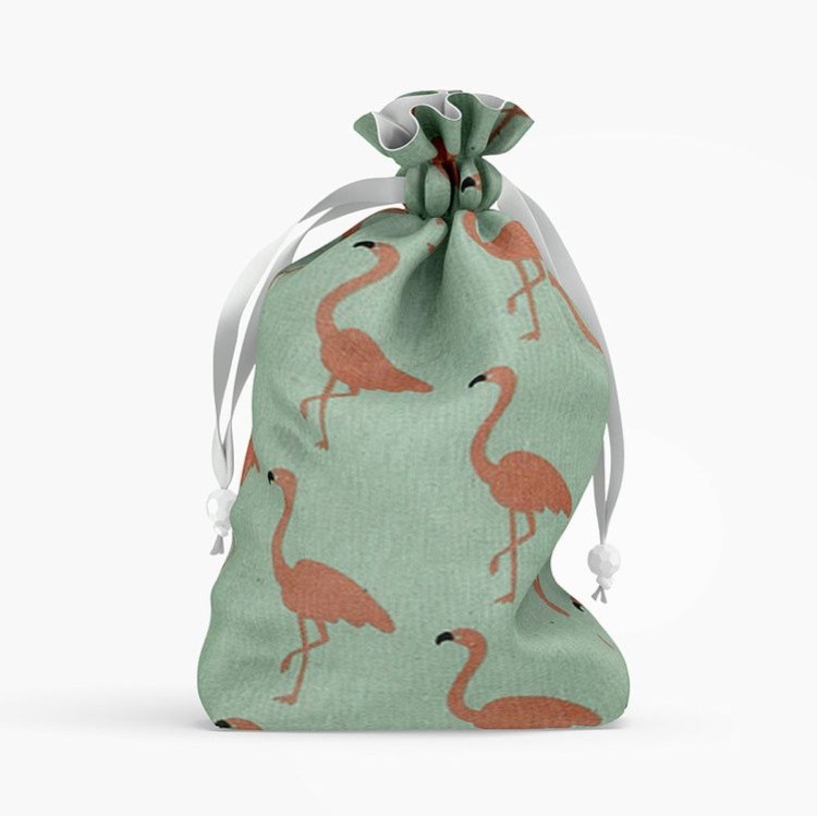 Ткань льняная, 1 м x 150 см, 140 г/м², цвет: зеленый, принт, TBY — картинка 6