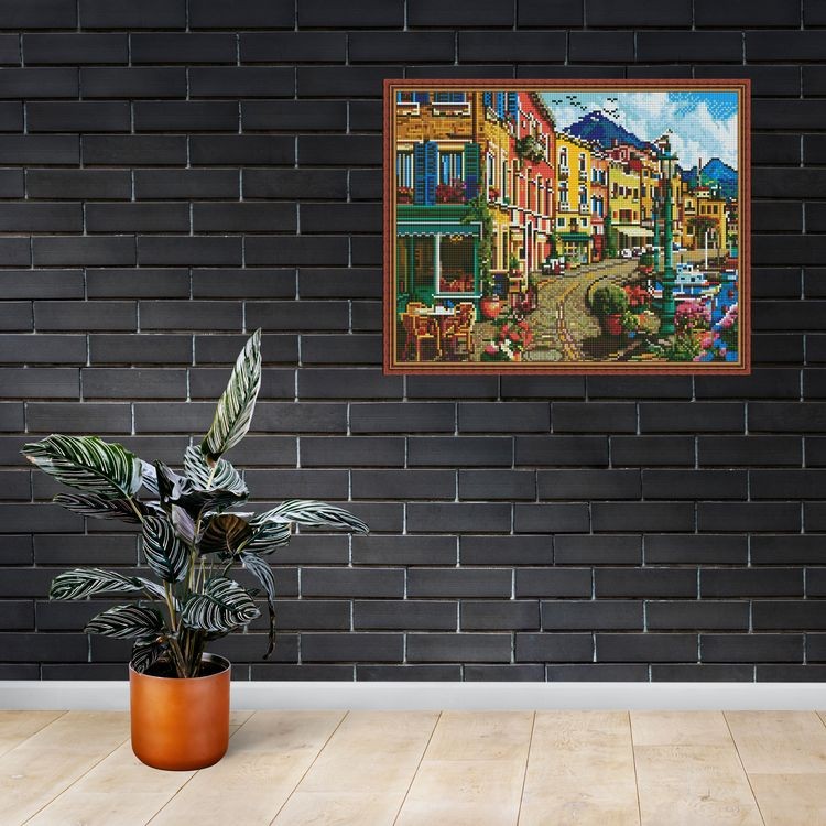 Алмазная вышивка «Солнечная набережная» — картинка 5