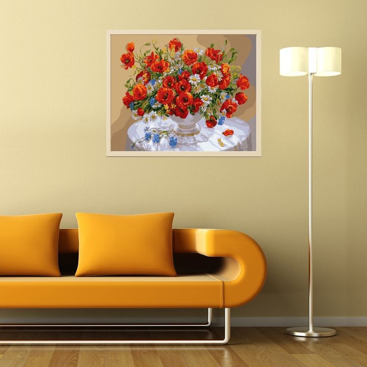 Картина по номерам «Дандорф О. Маки» — картинка 3