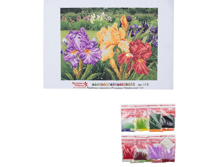 Набор вышивки бисером «Радужный сад» — картинка 2