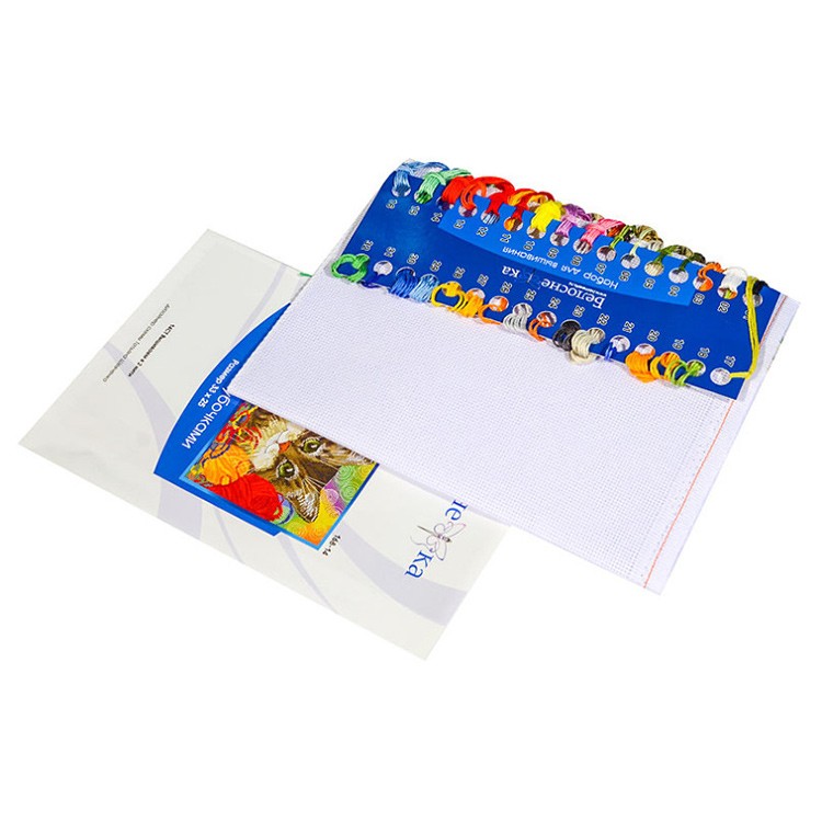 Набор для вышивания «Котик с клубочками» — картинка 2