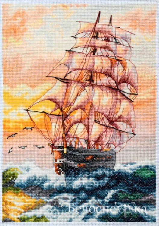 Набор для вышивания «Под парусами» — картинка 7