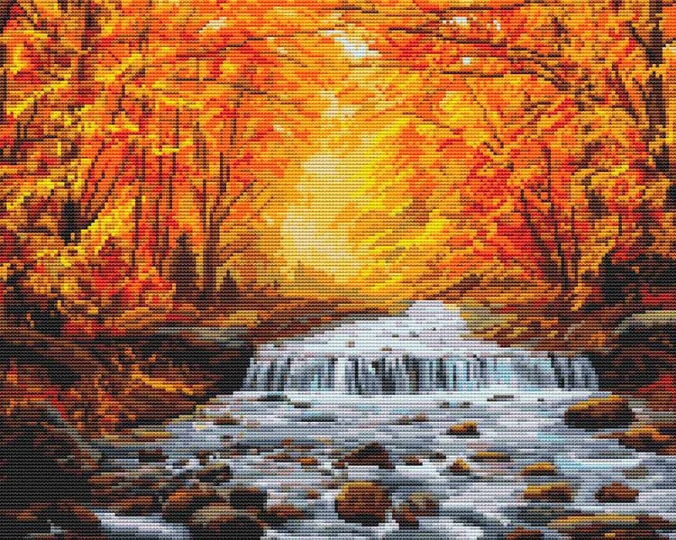 Алмазная вышивка «Осень» — картинка 2