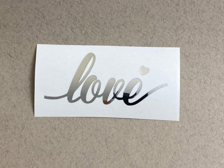 №204 Наклейка (серебро) Sticker, Art Blong — картинка 2