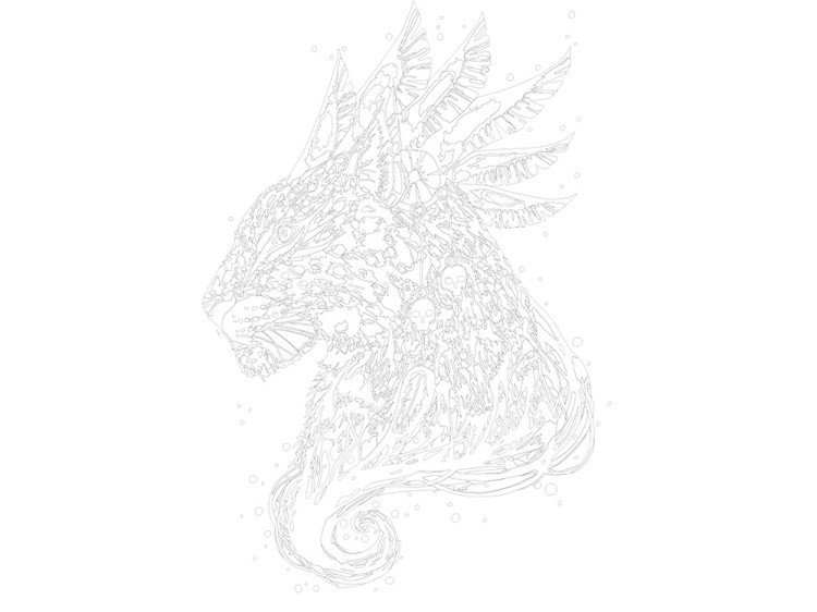 Картина по номерам «Вождь барсов» — картинка 3