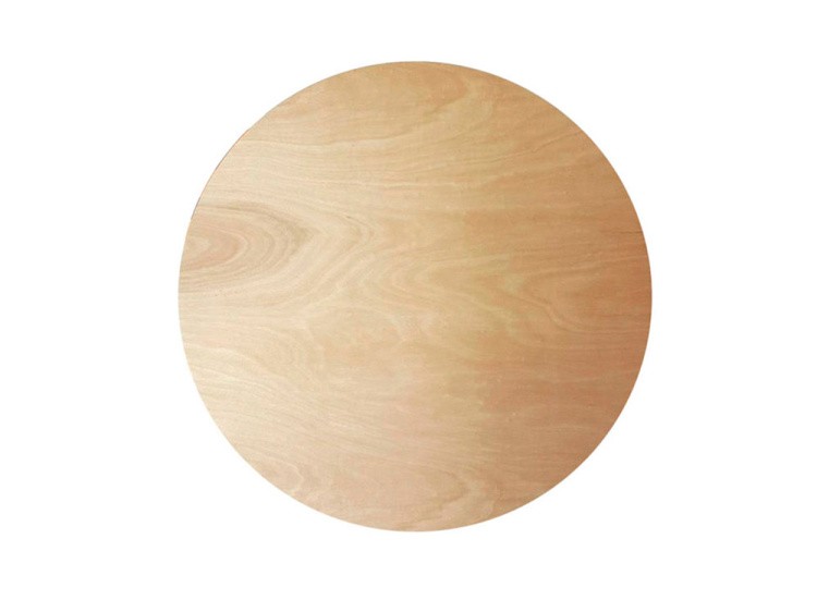 Деревянный планшет круглый диаметр 40 см, ResinArt