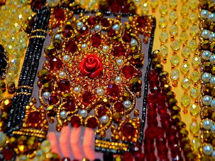 Набор вышивки хрустальными камнями «Святой Николай Чудотворец» — картинка 5