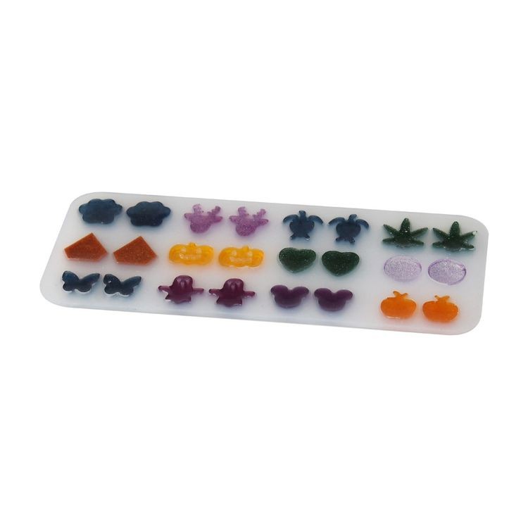 Силиконовый молд для эпоксидной смолы серьги-пуссеты #1, FancyOn — картинка 3