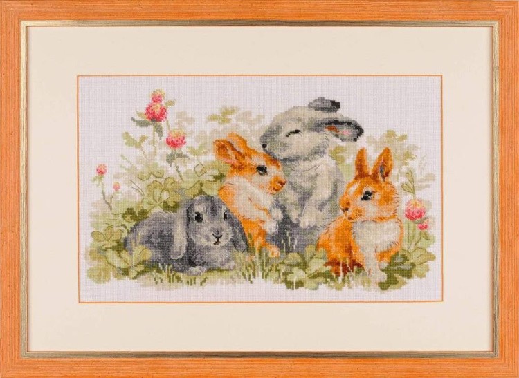 Набор для вышивания «Забавные крольчата» — картинка 3