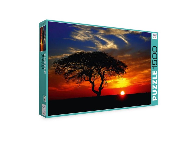 Пазлы «Закат в саванне» — картинка 2