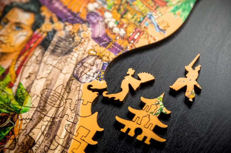 Деревянные пазлы DAVICI «Япония» — картинка 8