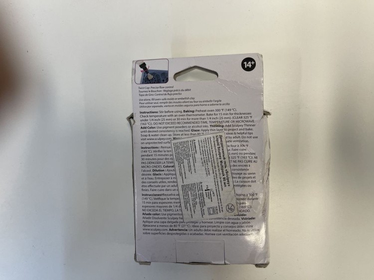 УЦЕНКА. Декоративный гель Sculpey Liquid Sculpey Multipack ALS-3, 90 мл (помята упаковка) — картинка 3