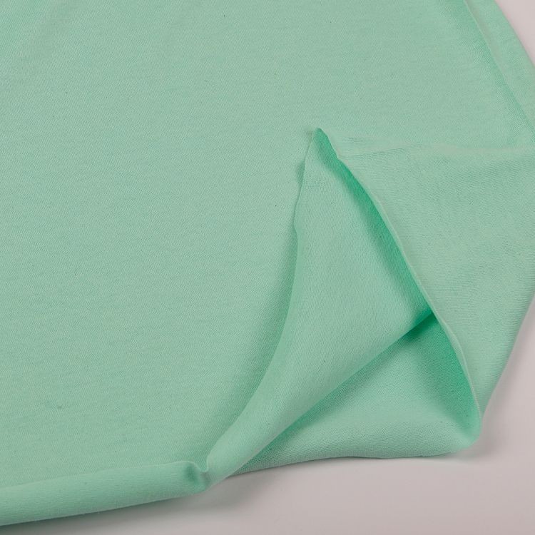 Ткань трикотаж Кулирка, 10 м x 200 см, 145 г/м², цвет: мята, TBY — картинка 4